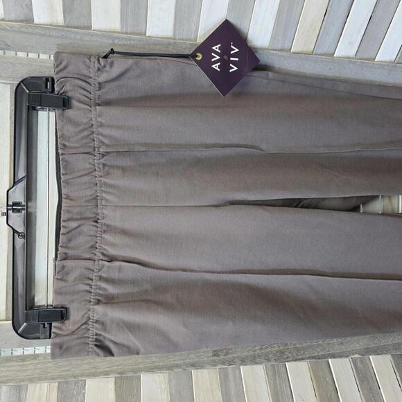 Mid Rise Skinny Ponte Pants | Ava & Viv | 4X (28W-30W) - Picture 3 of 9